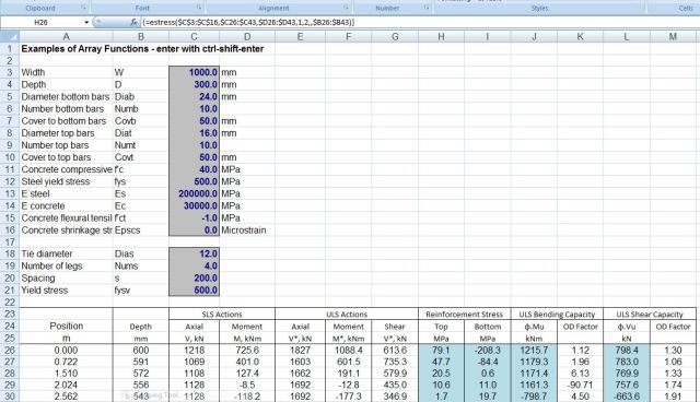Estress and UMom entered as array functions