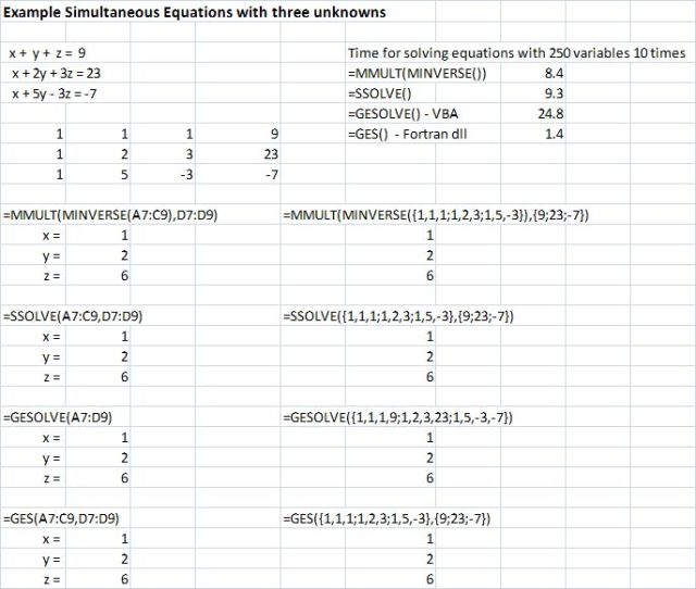 Fortran Gaussian Elimination routine