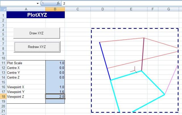 Cube - same angle, reduced viewing distance