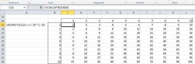 Using Array Formulas | Newton Excel Bach, not (just) an Excel Blog