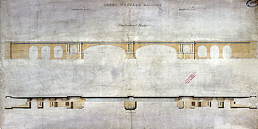 Brunel's design for Maidenhead Railway Bridge